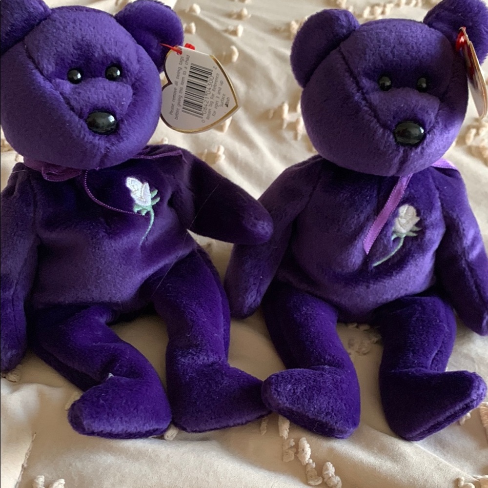 Ty Purple Plush Collectible